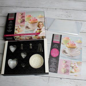 Docrafts Cake Decorating Cupcake Kit Tips Liners Icing Bags Cookie Cutters